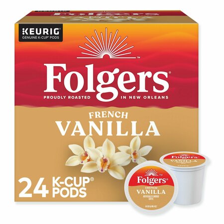 Folgers Vanilla Biscotti Coffee K-Cups, PK24 PK 6661